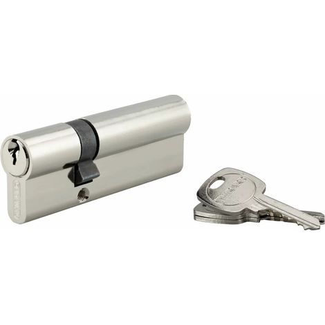 THIRARD - Cylindre de serrure double entrée, 30x60mm, anti-arrachement, nickel, 3 clés - THIRARD (1/4)