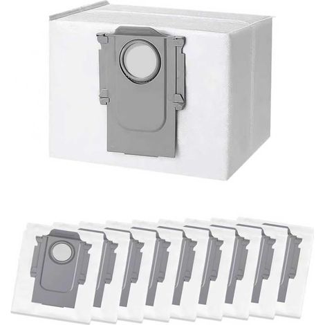 Lot de 30 Sacs d'aspirateur pour Roborock S8+/ S8 Pro Ultra/ S7 MaxV Ultra/ S7 Pro Ultra/ Q7+ / Q7 Max+/ Q8 Max+/ Q5 Pro+, Accessoires Sac Poussière de Rechange