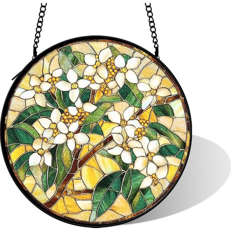 Suspension vitrail décoratif pour maison, diamètre: 9 cm (1/5)