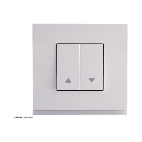Interrupteur pour volet roulant Gallery Complet Blanc