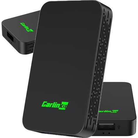 Adaptador inalámbrico Carlinkit 2AIR para Apple CarPlay/Android Auto (negro) (1/5)