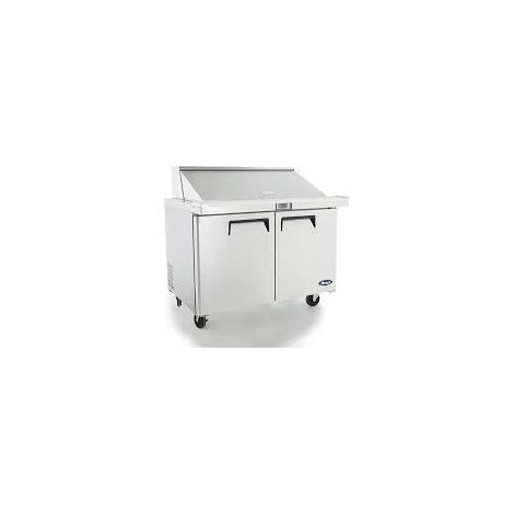 Saladette Réfrigérée 2 Portes 380 L - 12 Bacs GN 1/6 - Atosa (1/4)