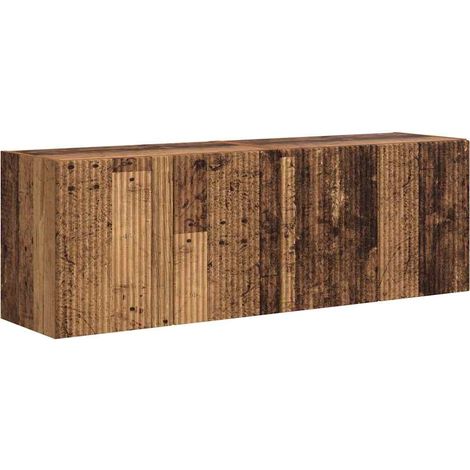 Maison Exclusive - TV-Wandschrank 2 pcs Altholz 59,5 x 31 x 40 cm