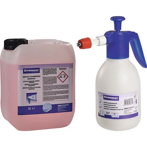 Set detergente a schiuma 5l detergente + spruzzatore a pressione PROMAT CHEMICALS