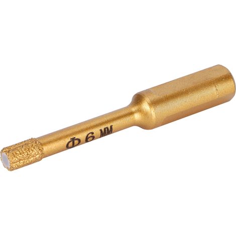 Foret Diamant pour Porcelaine, Céramique, Marbre, Granit et Verre - 6mm