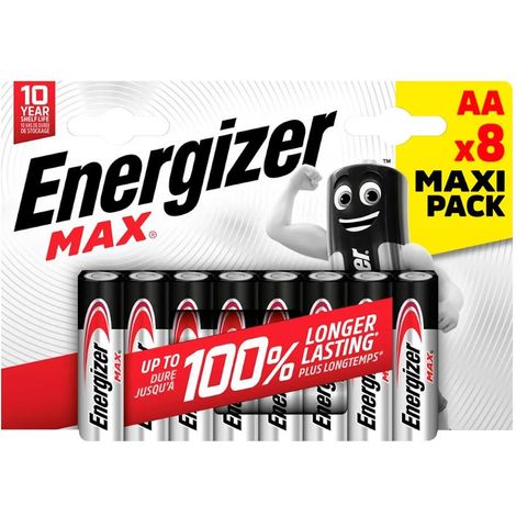 Energizer MAX AA / LR6 Alkaline-Batterie - 8 Stück (Blisterpackung)