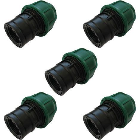 Enlace rosca hembra   25x3/4" (pack de 5)  Enlace Rosca Hembra PE 25mm - 3/4"  Oferta exclusiva (1/3)