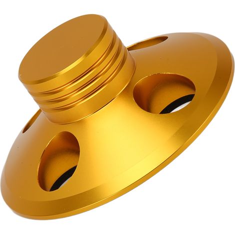 Stabilisateur universel pour platine vinyle LP, en alliage d'aluminium, 50 Hz/60 Hz, couleur or. (1/5)