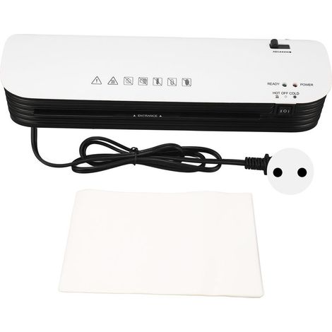 Plastificatrice A4 220-240V 50-foglio macchina di laminazione a caldo e a freddo, l'utilizzo in ufficio, a scuola, a casa, prise UE. (1/5)
