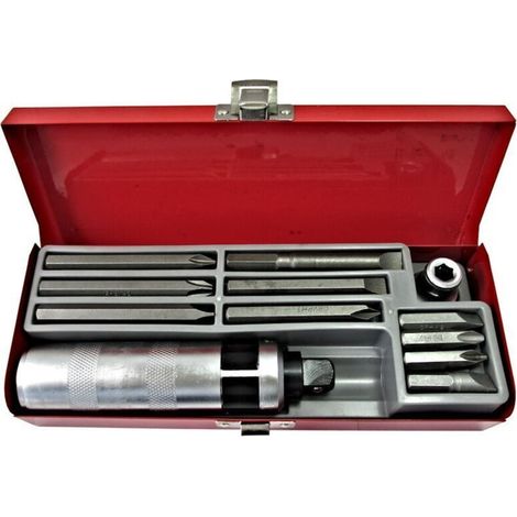 Visseuse à Percussion 12 Pcs Réversible Chrome Vanadium (1/3)