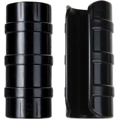 50 attaches noires ABS pour tuyaux, idéales pour serres et bâches de jardin, fixation robuste pour films de tunnel (1/5)