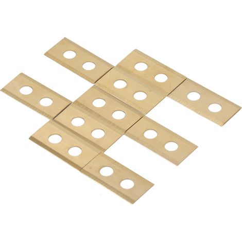Jeu de 30 lames de tondeuse à gazon haute résistance en acier inoxydable et titane pour tondeuse robot Worx Landroid (1/5)
