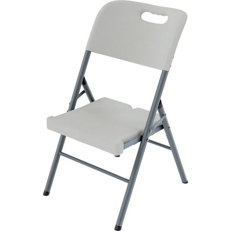 Portable Folding Chairs for Indoor and Outdor Set of 2, White