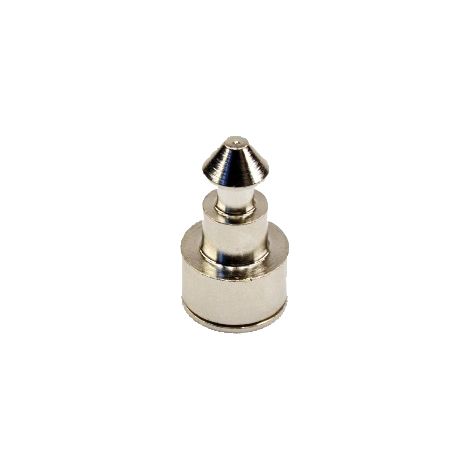 Mini gâche pour serrure électronique de meuble - Décor : Chromé - Diamètre : 12,5 mm - ITAR (1/3)