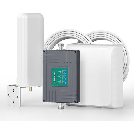 Amplificateur 4G 3G 5G Bande 1/8/20, LTE GSM pour Tous Opérateurs Amplificateur de Signal Cellulaire Tri-Bande Support multi-Appareils, pour Maison/bureau (1/5)