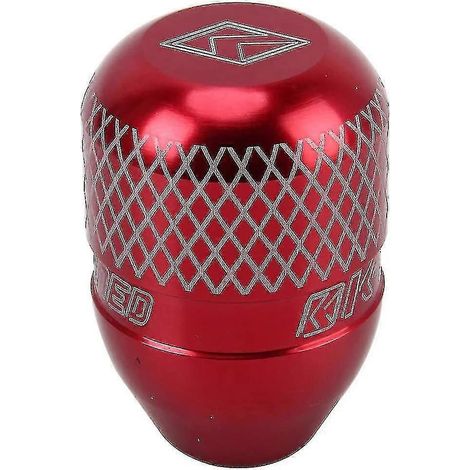 Accessoires automobiles : Pommeau de levier de vitesse universel, pommeau de levier de vitesse modifié, pommeau de levier de vitesse pour transmission automatique (rouge) (1/2)