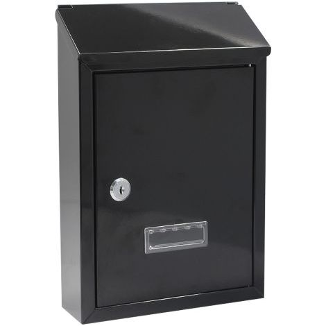 CASSETTA POSTALE 'NINFEA' cm 20,5x6,8x H.30 - grigio antracite
