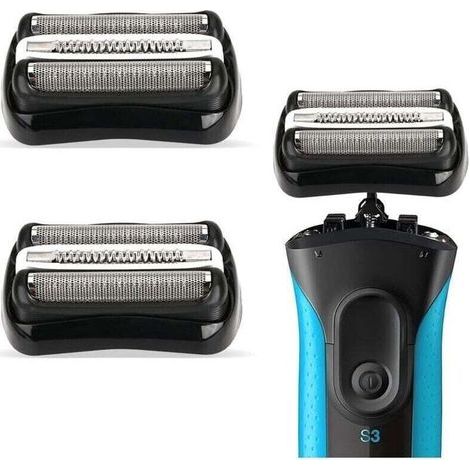 Têtes de rasoir de rechange Series 3 32B compatibles avec Braun Series S3 3040s 3000s 3050cc 3010s 3070cc 3080s 3090s 310s 3020s 330s 370cc4 380s4 (2PCS 32B) (1/5)