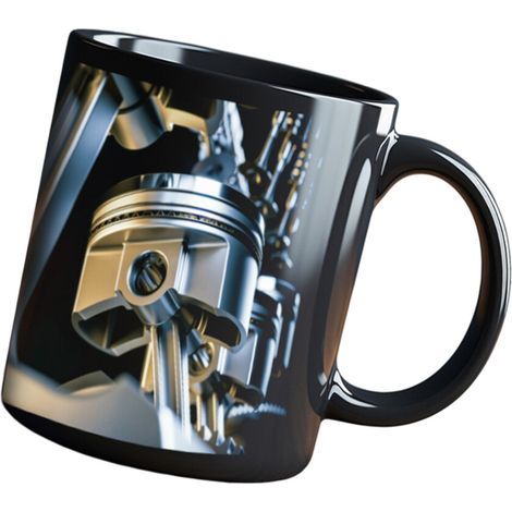 Tasses de voyage artistiques en céramique présentant un design-E (1/2)
