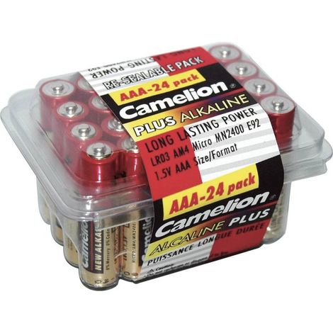 Camelion Plus LR03 Batteria Ministilo (AAA) Alcalina/manganese 1250 mAh 1.5 V 24 pz. (1/3)