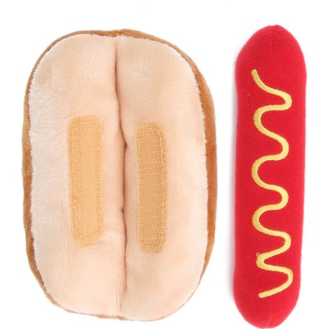 Jouet en peluche doux pour chien, forme chaude, son détachable, poupée exquise, pour chats et chiens