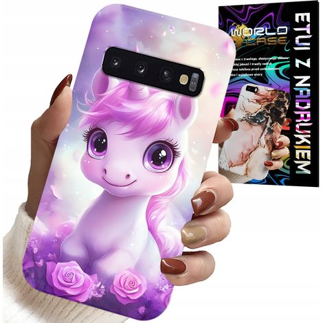 Hülle für Samsung Galaxy S10 – niedliches Einhorn-Motiv, Muster für Kinder (1/5)