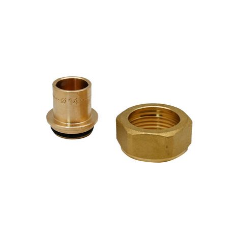 RACCORDO GAS A SALDARE K2 TC- TC 3/4 X 14 mm- TECO- pezzi 1