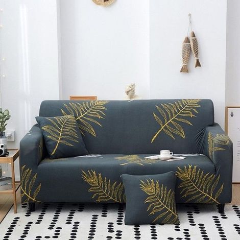3-Sitzer-Sofabezug mit Armlehnen – 190–230 cm – Stretch-Sofabezug – Schutzhülle für Sofas (1/4)