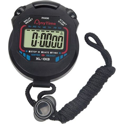 Chronomètre - Étanche - LCD Numérique - Pour Sport et Entraînement - 1 Pièce
