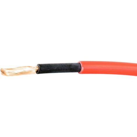 Câble solaire - PNI-SOL06RO - 6 mm² - Protection UV - Rouge - 10 m