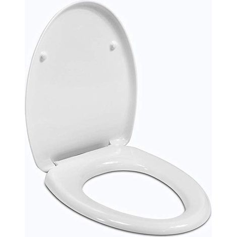 Ceramique Dolomite j102500 Abattant en thermodur normale Novella, blanc (1/3)