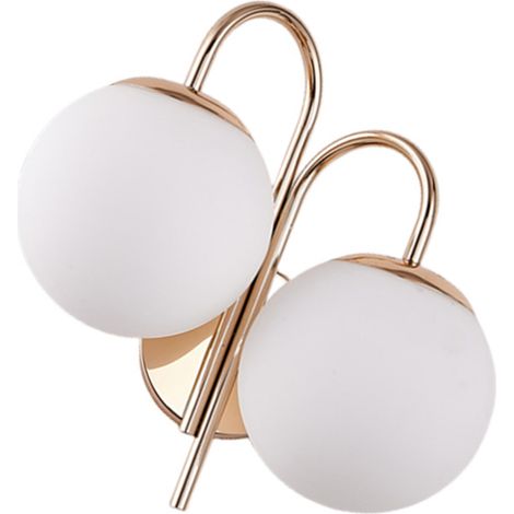 Applique murale double face, design simple et moderne, à deux broches, en verre et métal, basse consommation, avec bras articulé, idéale pour les chambres et les bureaux, prise CN 111–240 V (1/5)