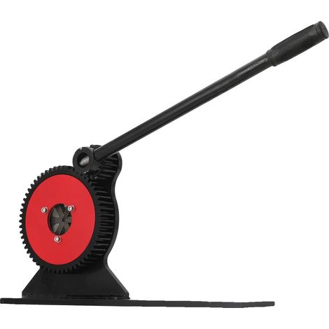 Máquina engarzadora de mangueras hidráulicas, rango de presión 6-32 mm, dimensiones de la placa base 455x100x10 mm, longitud de la palanca 400 mm, peso 13,5 kg, 6 mordazas de presión (1/5)