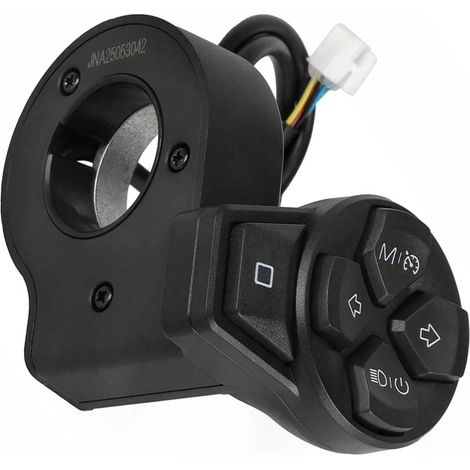 Compatible with ZT3/G3/F3 electric scooters: left and right turn signal switch with bell and headlight switch. (1/4)