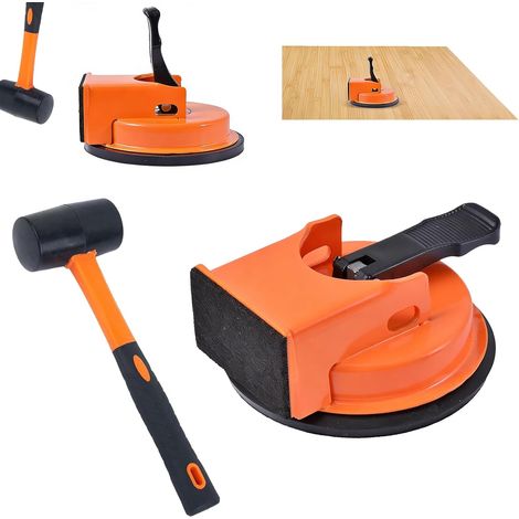 Outil de Réparation de Sol,Outil de Pose de Sol Stratifié,Outils Pour Pose Parquet Flottant,Outils de Préhension pour Planchers en Bois,pour Parquet Carrelage Salle de Bain Salon Chambre (1/5)
