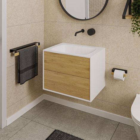 Porte-rouleau adhésif en acier noir mat Mesures 16x5x8,2 cm Installation facile Comprend un adhésif extra fort et des vis pour choisir comment le fixer au mur (1/5)