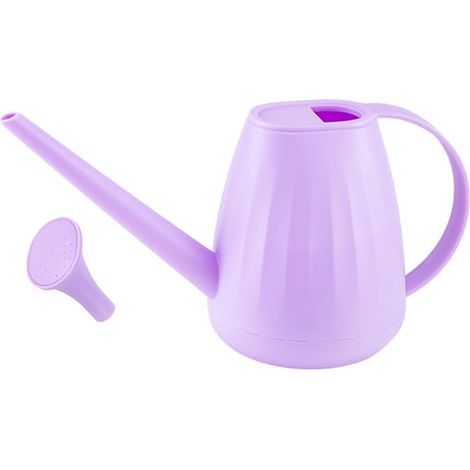 2 L Can d'arrosage, pot d'arrosage de jardin, pot d'arrosage de plante intérieure, pot d'arrosage léger avec longue goutte, violet (1/5)