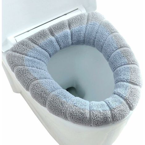 Housse de siège de toilette, matelassée de luxe, renforcée en polaire pour un maintien optimal