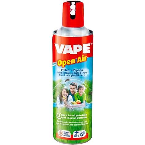 INSETTICIDA SPRAY ZANZARE """OPEN AIR""" VAPE 500ML