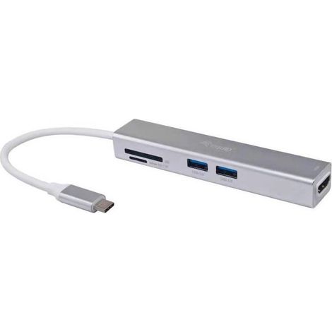equip 133480 Dockingstation Silber USB 3.2