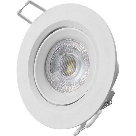 Spot LED encastrable EDM - 5W - 380lm - 6400K - Blanc - 31651 (1/4)