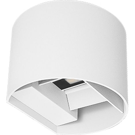 APPLIQUE TONDA DA PARETE LED 20W 1100L IP65 BIDIREZIONE BIANCO -PAPILLON