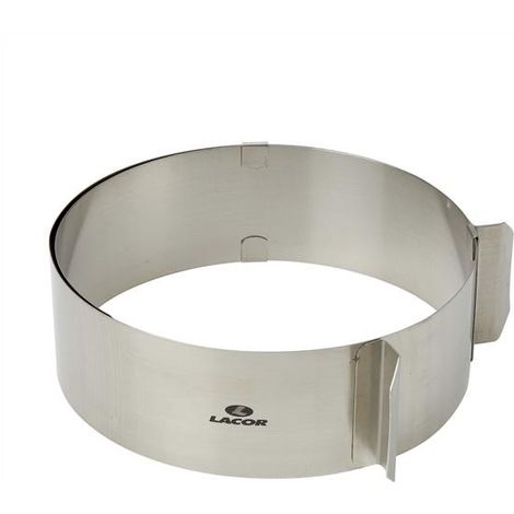 Lacor 68200, Anello inox, estensibile, 16-30 cm