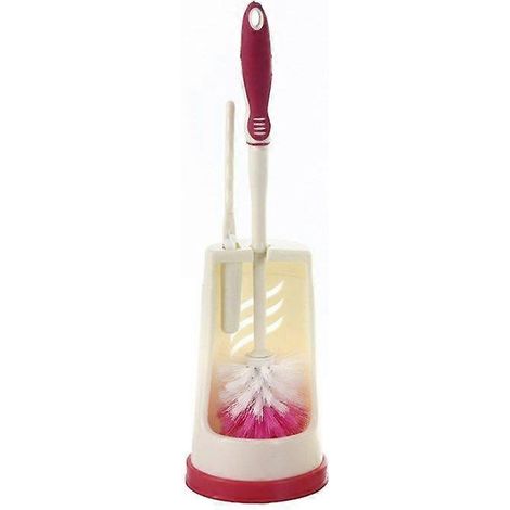 Brosse WC simple - Brosse double, excellent rapport qualité-prix, plastique (1/5)