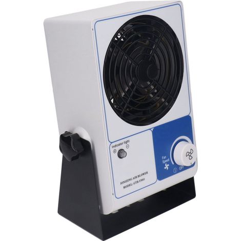 Souffleur d'air ionisant de bureau, industriel, antistatique, dépoussiéreur, ventilateur ioniseur ESD réglable pour lignes de production, prise UE 220-240 V (1/5)