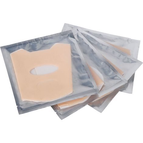 Lot de 4 masques de protection solaire pour le visage, bloquant les UV, demi-couvrants, en hydrogel rafraîchissant, pour une utilisation en extérieur