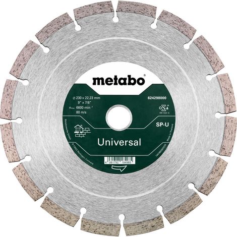 Metabo - Diamanttrennscheibe für gängige Baumaterialien 230 x 22,23 mm 624298000 (1/3)