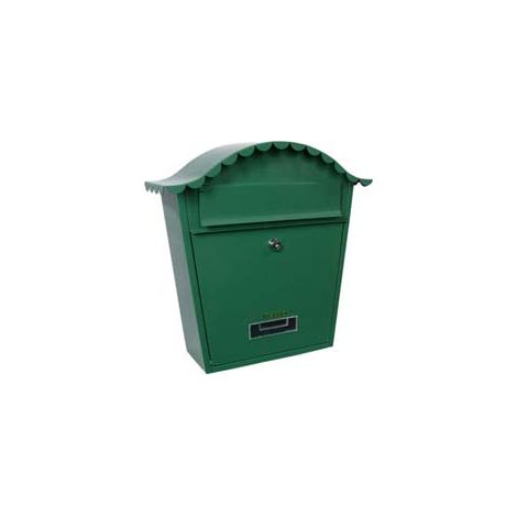 CASSETTA POSTALE PORTARIVISTE SAGOMATA PER ESTERNI VERDE  cm.36X13x36h.  colore verde    QUALITY