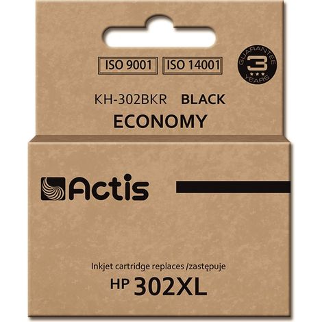 Actis KH-302BKR ink (replacement for HP 302XL F6U68AE Premium 15 ml black)