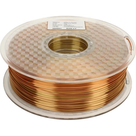 3D-Druckerfilament, seidiger Regenbogenverlauf, 1,75 mm, 3D-Druckverbrauchsmaterial, sauber aufgewickeltes PLA-Filament (1/5)